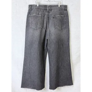 FRAME Denim Gray Wash Wide Leg‎ High Rise Jeans Size 32 Los Angeles thumbnail 6