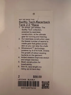 Lululemon Swiftly Tank thumbnail 3