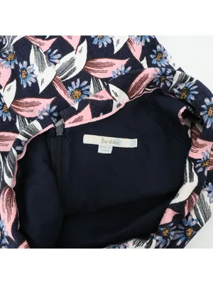 Boden Martha Sleeveless Lined Floral Top 8 Blue thumbnail 5