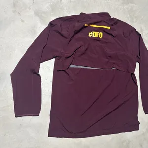 Sun Devils 1/4 Zip Jacket Men's SZ S Red Light Adidas Arizona State NCAA Team thumbnail 8