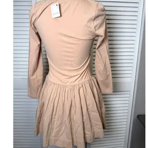 Free People Free-est Onda Drop-Waist Mini Dress Size Small NWT $68 retail Ballet thumbnail 7