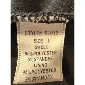 Windsor Vampy Sleek Black Patent Faux Leather Mini Dress Size Large thumbnail 6