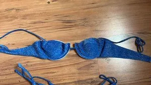 blue sparkly bikini thumbnail 3