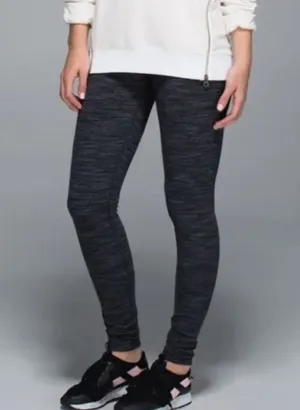 Lululemon Wunder Under Pant Diamond Jacquard Space Dye Luon® Black Deep Coal 2 thumbnail 1