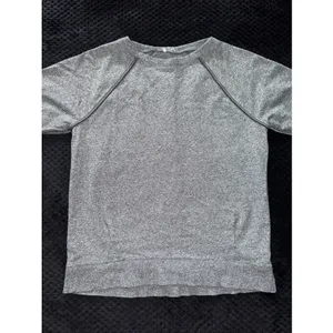 Lululemon Womens Crew Love Long Sleeve Pullover Heather Grey Size 6 thumbnail 3