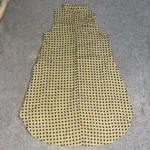 Rosemarine Italian Polka Dot Button Front Sleeveless Linen Dress Small‎ thumbnail 9