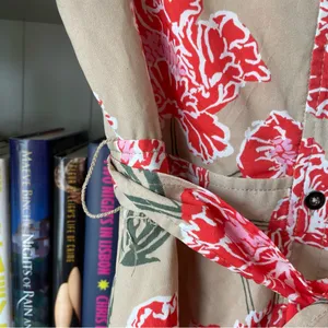 Banana Republic Button Up Floral Midi Dress thumbnail 5