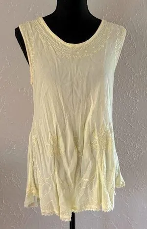 India Boutique ☀️Embroidered Swim Cover-up Dress☀️ OS thumbnail 1