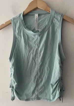 Lululemon Cinch It Up Mint Green Tank Top Size 6 thumbnail 1