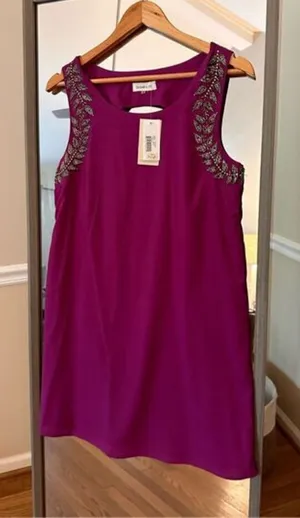 Sugar Lips Berry Dress Medium NWT thumbnail 1