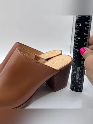Madewell Harper Mule Tan Leather Loafers. Brand shoe and comfortable size 8 thumbnail 5