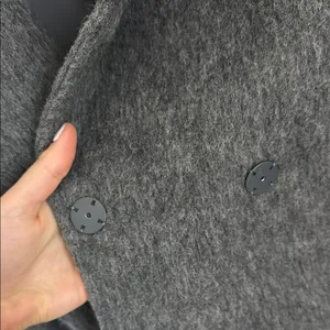 Gray Warm Coat Blazer Oversized XS thumbnail 8
