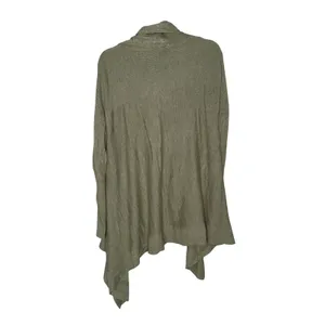 Lululemon Cardigan Women‎ M/L Sage Green Cashmere Blend Draped Open Front thumbnail 3