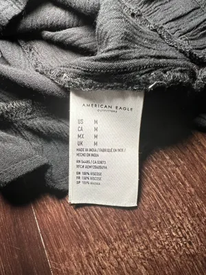 American Eagle Outfitters Black Blouse Size Medium thumbnail 5