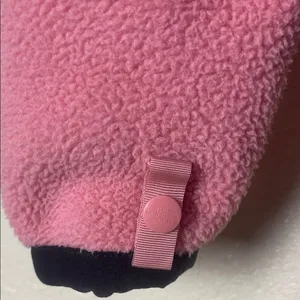 The North Face women’s Pink Zip-Up Fleece Jacket thumbnail 8