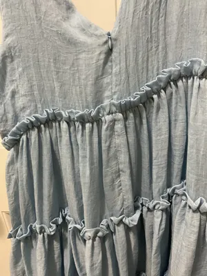 Free The Roses | M | Tiered Tie Shoulder Dress thumbnail 6