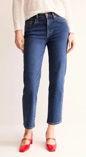 Boden W29 L28 MID RISE CIGARETTE JEANS" EUC blue denim thumbnail 1