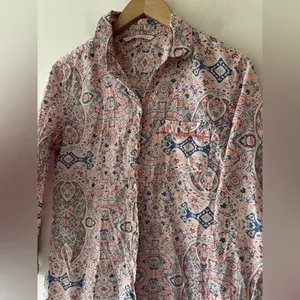 Victorias Secret The Mayfair Cotton Modal Night Gown‎ Sleepshirt Paisley Pattern thumbnail 2