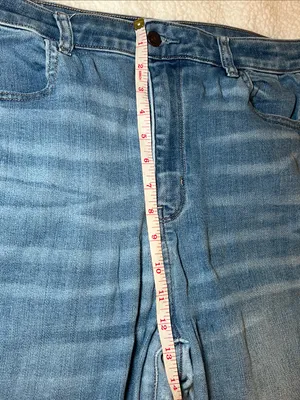 American Eagle Outfitters Highest Rise Jeggings in Blue Wash thumbnail 7