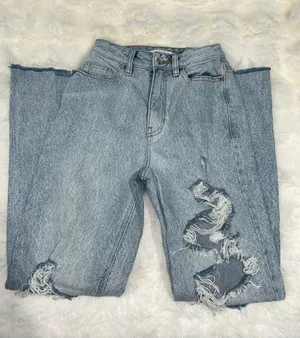 PacSun Lightwash Boyfriend Distressed Jeans thumbnail 2