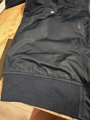 Urban‎ Outfitters Silence + Noise Navy Long bomber style coat size small thumbnail 7