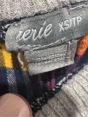 Aerie Plaid Flannel Pajama Pants Women’s XS Blue Pink Lounge Sleepwear thumbnail 5