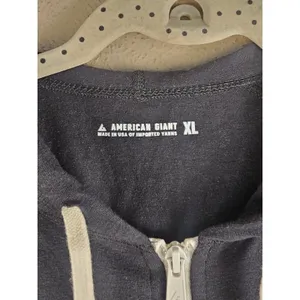 American Giant‎ Womens Black Full Zip Hoodie Jacket XL thumbnail 4