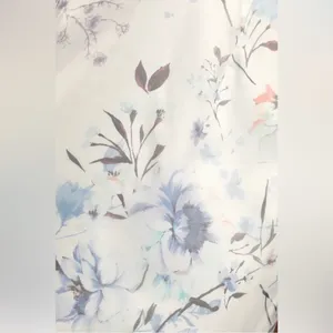 Beautiful Memories White Floral Print Trumpet Midi Dress - Size L thumbnail 9