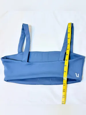 Vuori Evolve Square Neck Sports Bra – Pool Blue – M thumbnail 10