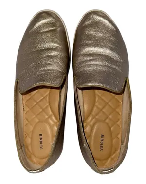 Birdies The Swift Metallic‎ Gold Slip On Sneakers Women's Size 8.5 thumbnail 1