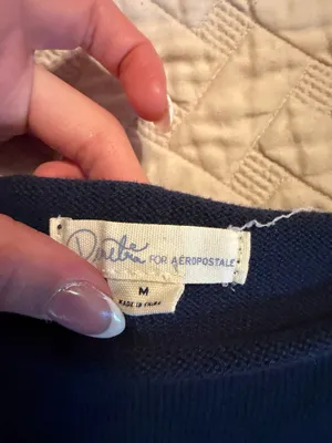 Aeropostale Sweater Knit Navy Blue thumbnail 2