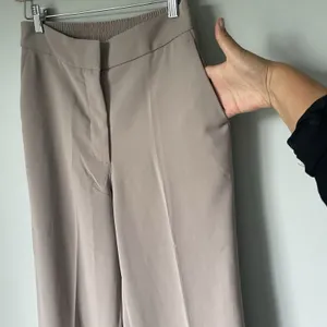 Quince High-Rise Wide Leg Dress Pants Professional Workwear Beige Brown Size 4 thumbnail 5