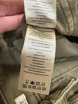 Faherty Stretch Terry Patch Pocket Pants Army Olive Green Flat Front EUC Size 28 thumbnail 7