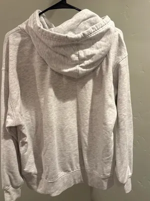 Garage Light Gray "University" Pullover Hoodie with Black & Gold Trim thumbnail 2