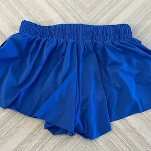 Katie J NYC Blue Flyaway Women's Shorts - Size XS thumbnail 6