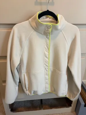 Athleta Off White Button Up Jacket thumbnail 1