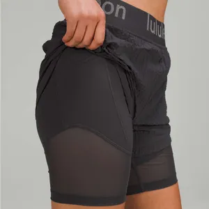 Lululemon Women’s Logo Waistband High-Rise Training Short 3” in Graphite Grey 8 thumbnail 4