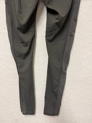GYMSHARK Olive Green Mesh Placement High-Rise Performance Leggings thumbnail 10