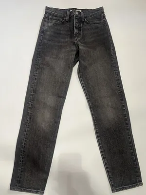 Levi’s Wedgie Grey Jeans Sz 25 Button Fly thumbnail 1