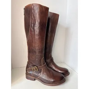 Bed Stu Glaye Tall Riding Knee High Boots Rustic Teak 8.5 thumbnail 3
