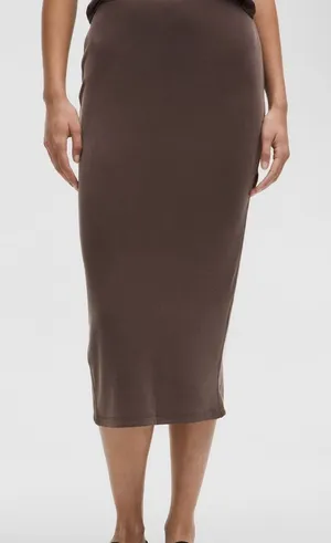 Lululemon Maxi Skirt brown XL plus size summer casual minimalist old money corpc thumbnail 1