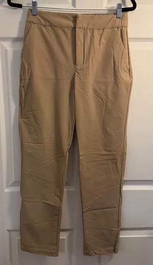 FIGS PRO‎ Performance Chino Pants Tan Small Slim Tapered Medical Professional thumbnail 1