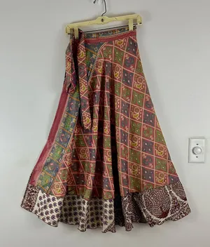 Reversible Maxi Wrap Skirt BIN65 thumbnail 1