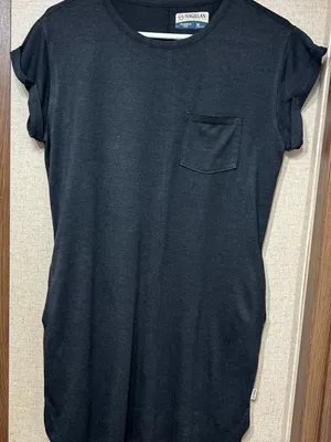 Magellan Outdoors Black Short Sleeve Crewneck Pocket Tee shirt dress thumbnail 1