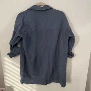 BDG Women Shirt Jacket Utility Chore Coat Blue Solid Extra Small thumbnail 4