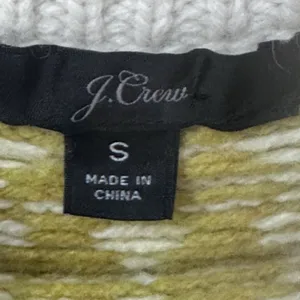 J. Crew Fair Isle‎ Knit Sweater Women's Size S Merino Wool Blend Scandi Minimal thumbnail 6