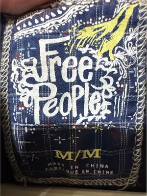 Free People Navy Nylon Hooded Jacket M Medium Cozy Chic thumbnail 2