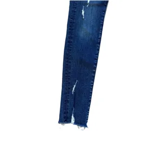 Vervet Jeans Womens 25 Blue Denim Stretch Mid Rise Fray Distressed Ankle Skinny‎ thumbnail 3
