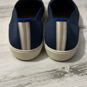 Rothy's The Original Navy Blue Women's Slip-On Sneakers thumbnail 5
