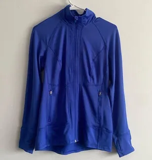 Royal Blue Lightweight Athletic Jacket thumbnail 1